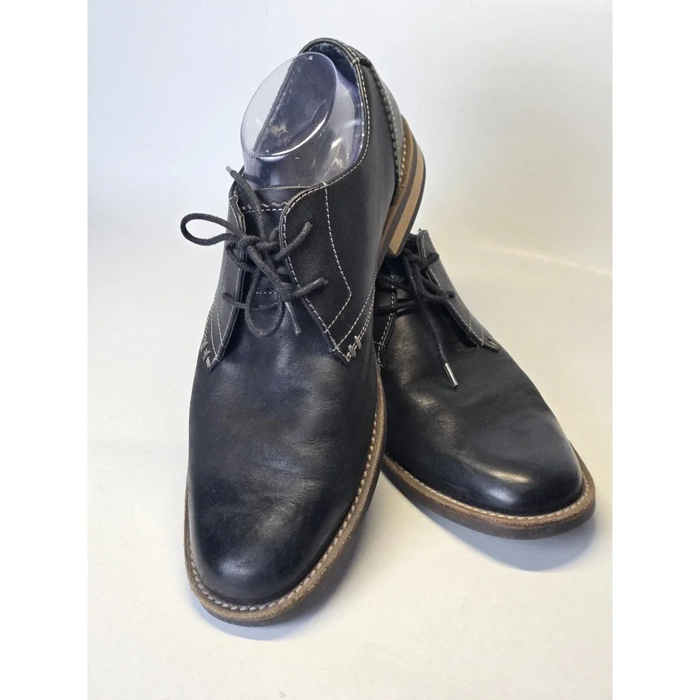 Penguin by‎ Munsingwear Men's Dress Shoes Size 10.5 Black Leather Oxford Classic